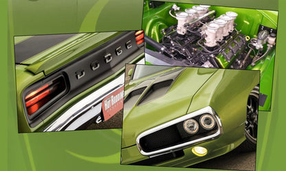 GMP 1970 Dodge Super Bee Street Fighter "Mutant Bee" Green Metallic 1:18