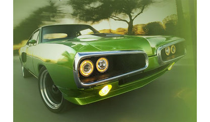 GMP 1970 Dodge Super Bee Street Fighter "Mutant Bee" Green Metallic 1:18