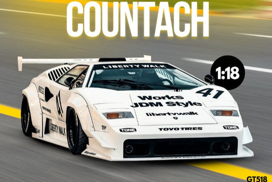 GT Spirit 2023 Lamborghini Countach LB-Works White 1:18