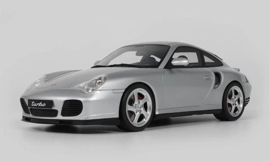 GT Spirit 2001 Porsche 911 (996.2) Turbo Polar Silver 1:18