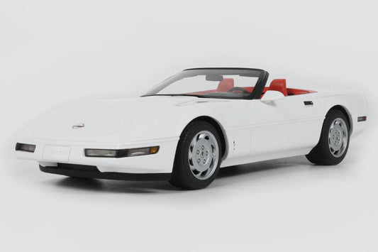 GT Spirit 1995 Chevy Corvette C4 Convertible Arctic White 1:18