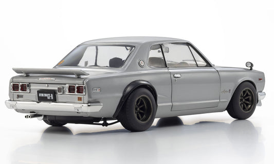 Kyosho Nissan Skyline 2000 GT-R (KPGC10) Modified Silver 1:18