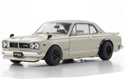 Kyosho Nissan Skyline 2000 GT-R (KPGC10) Modified White 1:18