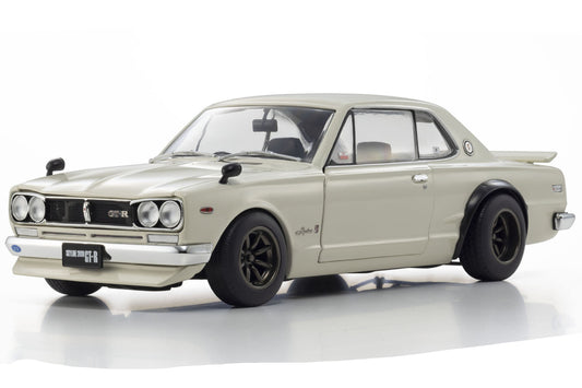 Kyosho Nissan Skyline 2000 GT-R (KPGC10) Modified White 1:18