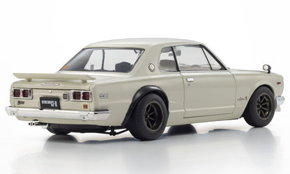 Kyosho Nissan Skyline 2000 GT-R (KPGC10) Modified White 1:18