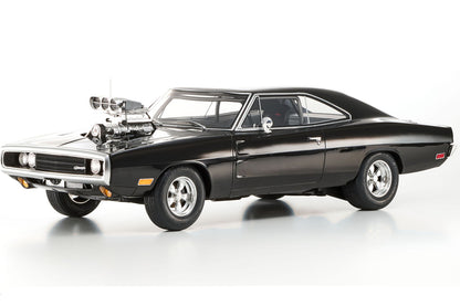 Kyosho 1970 Dodge Charger R/T "Fast & the Furious" Black 1:12