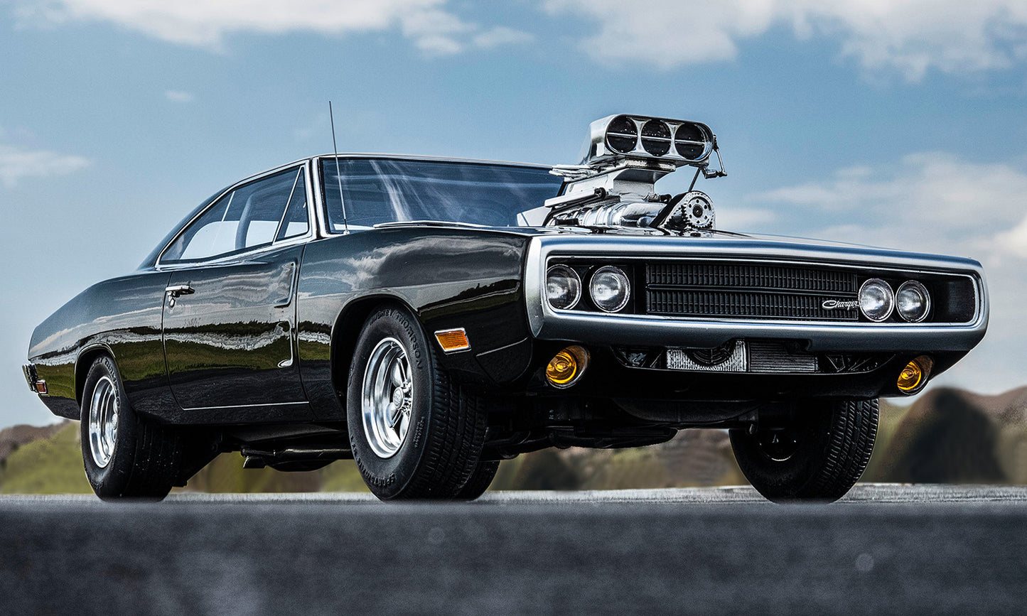 Kyosho 1970 Dodge Charger R/T "Fast & the Furious" Black 1:12