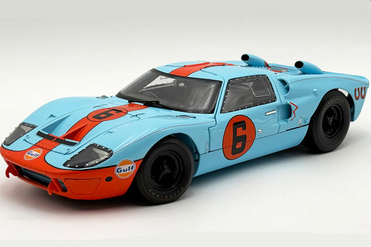 Shelby Collectibles 1966 Ford Gt40 MkII #6 Outlaw Gulf Blue & Orange 1:18