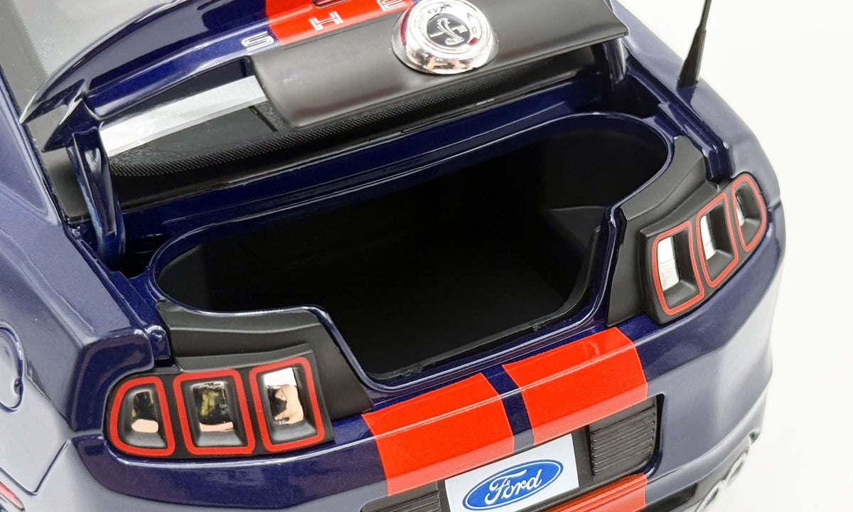 Shelby Collectibles 2013 Ford Shelby Mustang GT500 "Superman" Deep Impact Blue 1:18