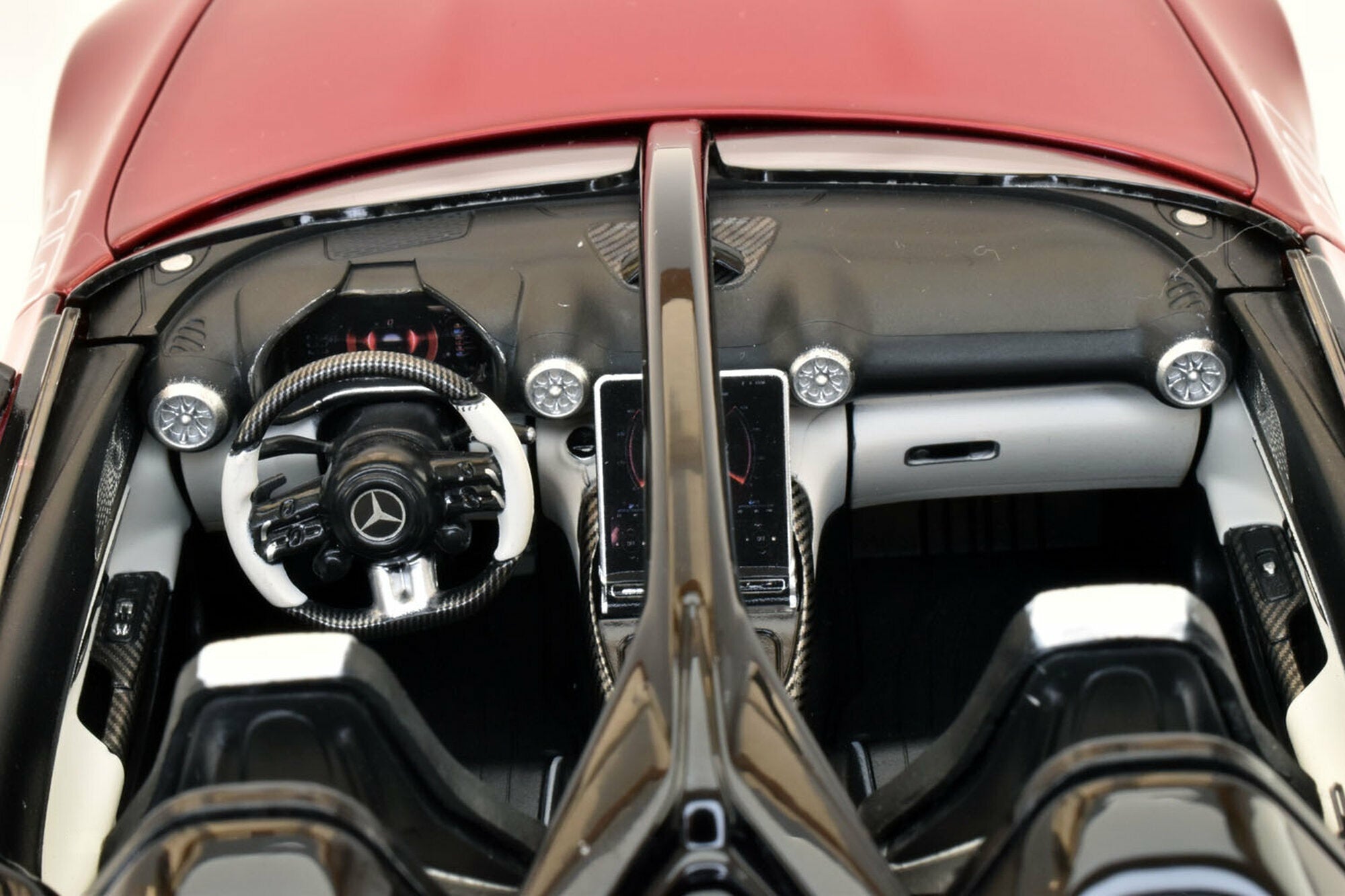 NZG 2025 Mercedes Benz AMG Purespeed SL63 Red 1:18 DEALER EDITION