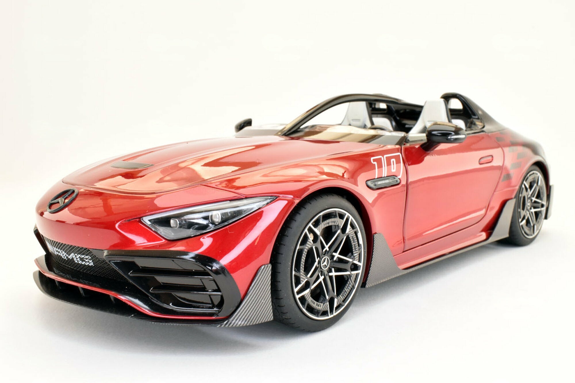 NZG 2025 Mercedes Benz AMG Purespeed SL63 Red 1:18 DEALER EDITION