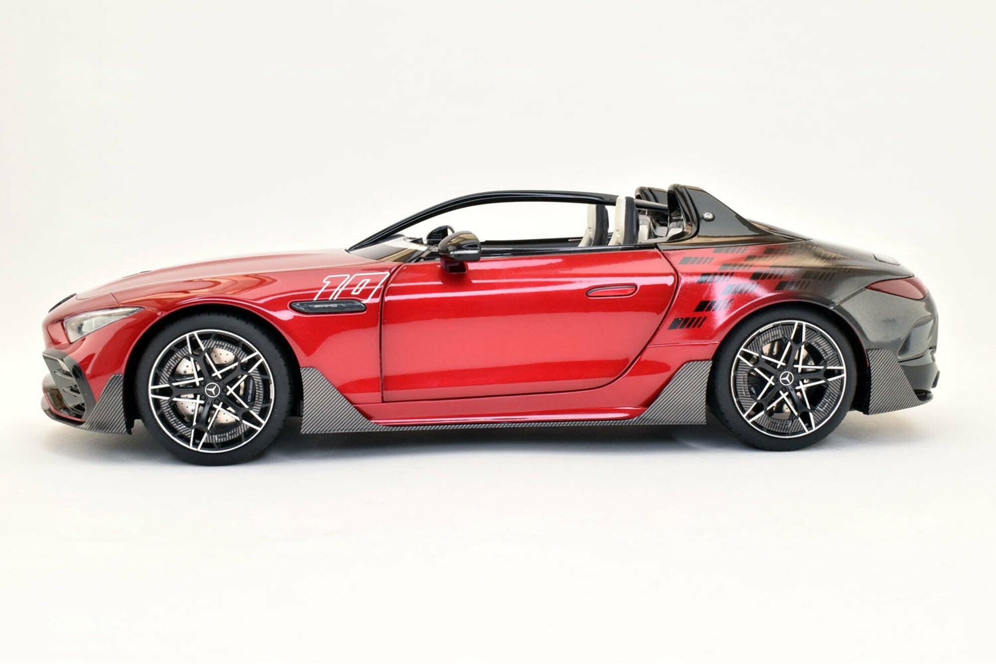NZG 2025 Mercedes Benz AMG Purespeed SL63 Red 1:18 DEALER EDITION