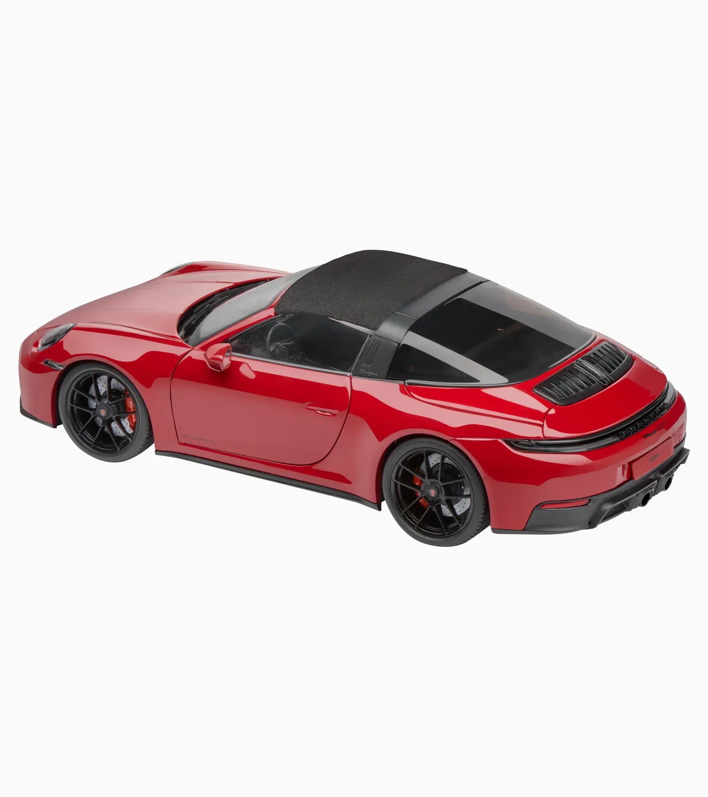 Minichamps Porsche 911 992.2 Targa 4 GTS Hybrid Carmine Red 1:18 DEALER EDITION