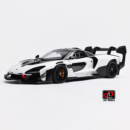LCD Mclaren Senna GTR White 1:18