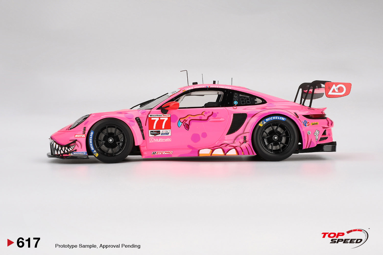 Topspeed Porsche 911 GT3 R (992) #77 Roxy AO Racing 2024 IMSA Road