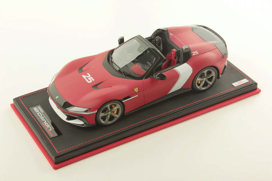MR-Models 2025 Ferrari 12Cilindri Spider Rosso Racing Matte Red 1:18