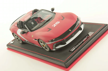 MR-Models 2025 Ferrari 12Cilindri Spider Rosso Racing Matte Red 1:18