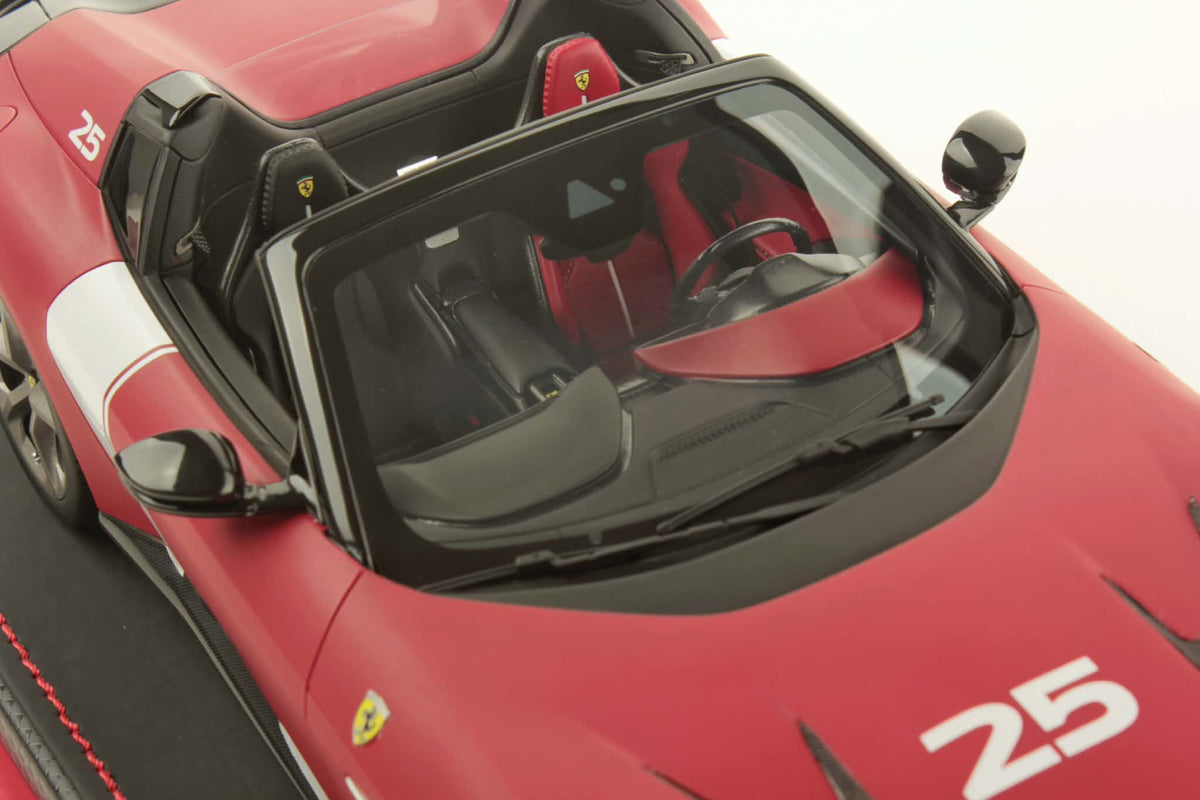 MR-Models 2025 Ferrari 12Cilindri Spider Rosso Racing Matte Red 1:18