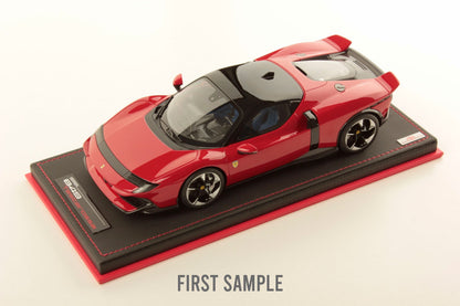 MR-Models 2025 Ferrari 849 Testarossa Rosso Fiammante (Flaming Red) 1:18