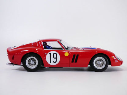 KK Scale 1962 Ferrari 250 GTO #19 24hr Le Mans 1962 Red 1:18