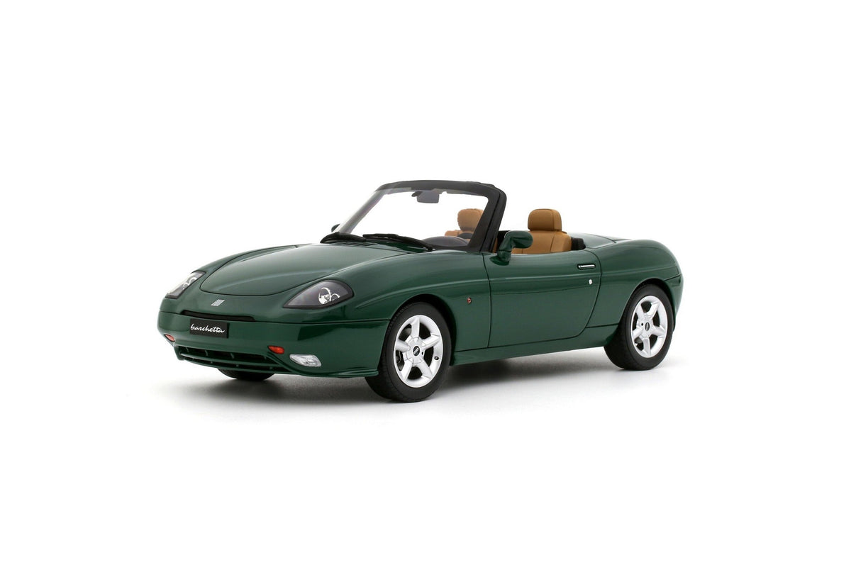Otto 1998 Fiat Barchetta Limited Edition Stelvio Green 1:18