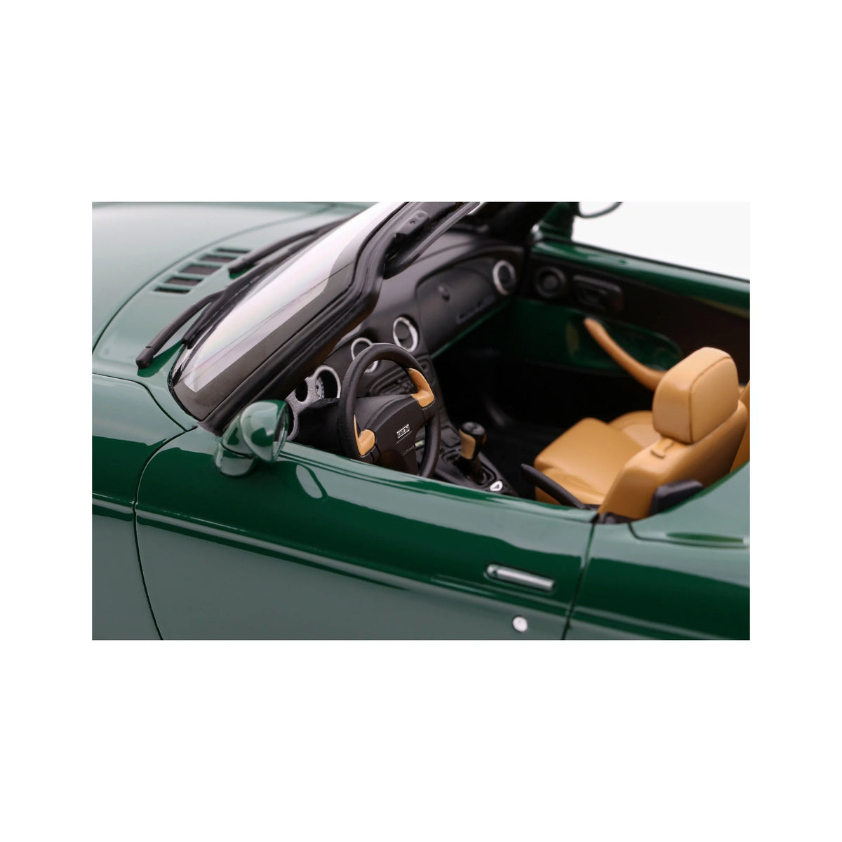 Otto 1998 Fiat Barchetta Limited Edition Stelvio Green 1:18