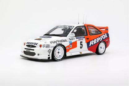 Otto 1997 Ford Escort WRC Rallye Catalunya (Sainz) White and Red 1:18