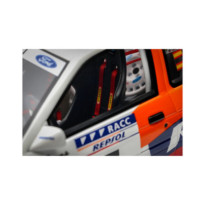 Otto 1997 Ford Escort WRC Rallye Catalunya (Sainz) White and Red 1:18