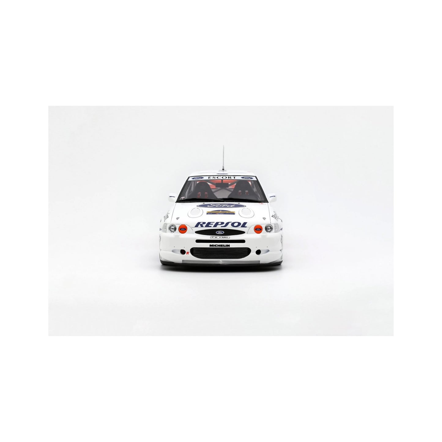 Otto 1997 Ford Escort WRC Rallye Catalunya (Sainz) White and Red 1:18