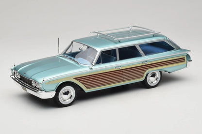 MCG 1960 Ford LTD Country Squire Blue Metallic & Woodgrain 1:18