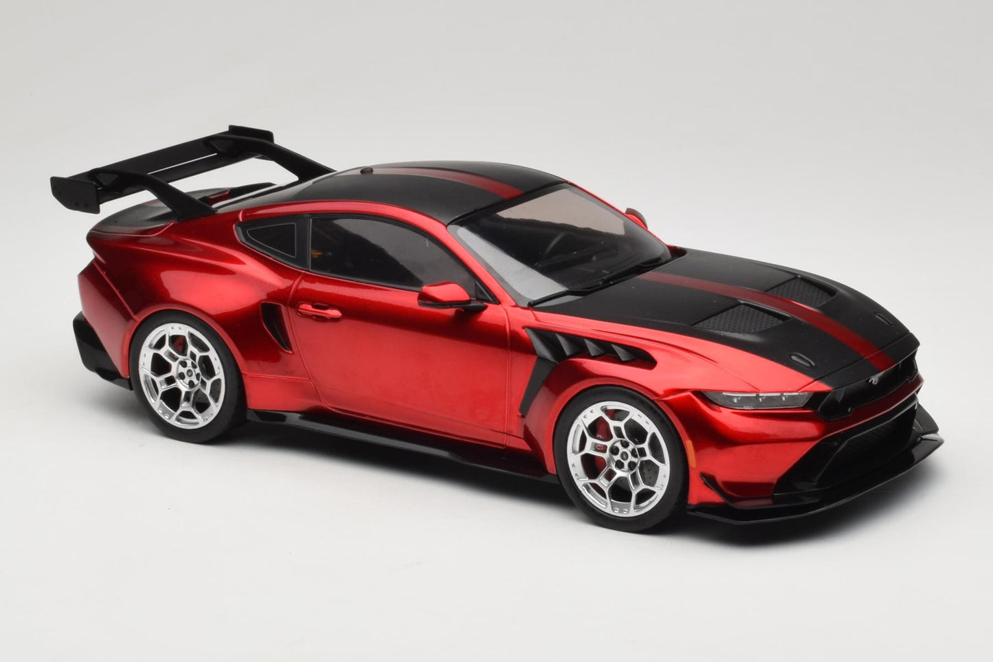 MCG 2025 Ford USA Mustang GTD 5.2L V8 Coupe Dark Red 1:18