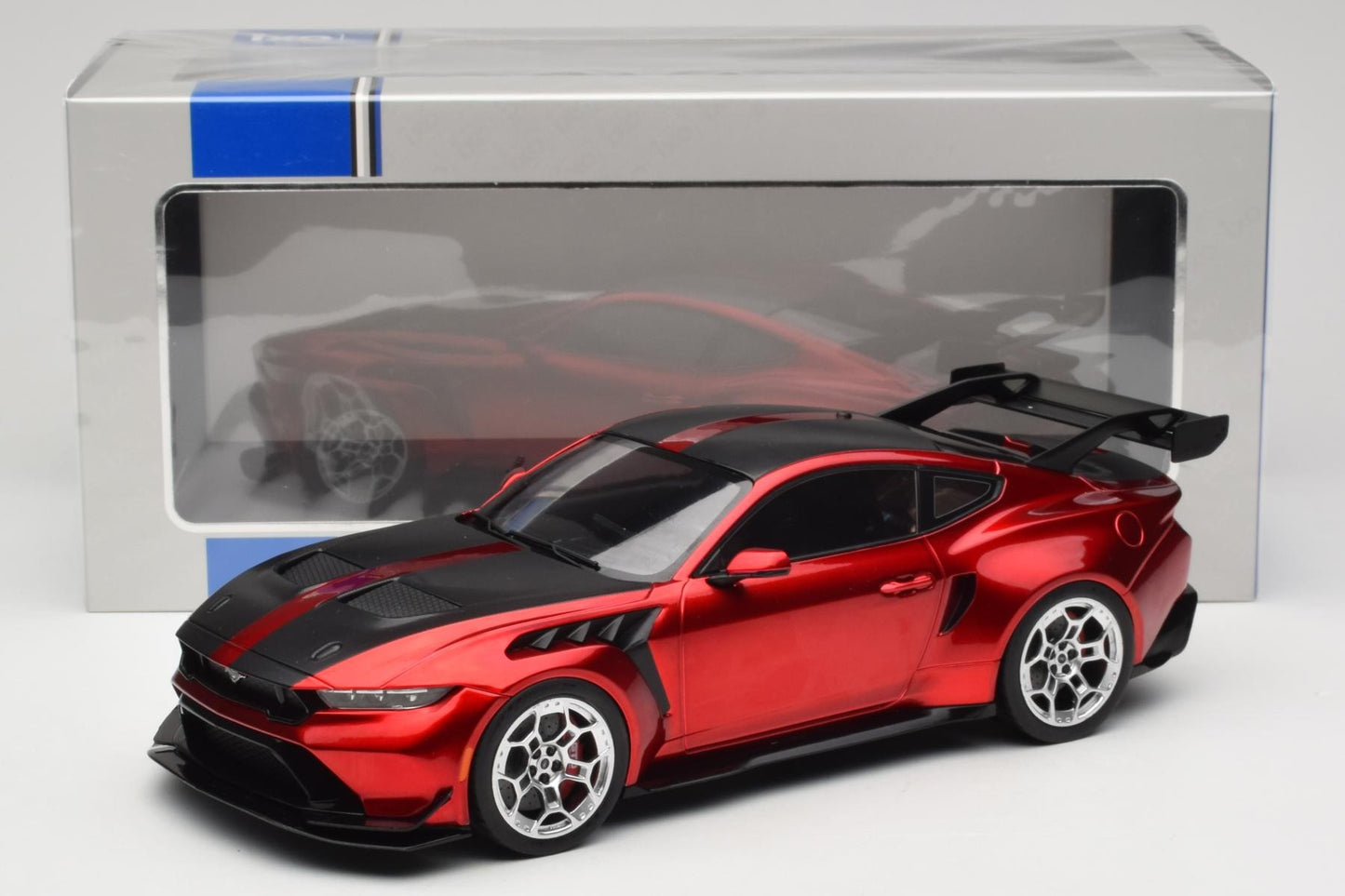 MCG 2025 Ford USA Mustang GTD 5.2L V8 Coupe Dark Red 1:18