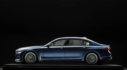 GT Spirit 2022 BMW Alpina Bi-Turbo B7 LCI (G12) Sedan 7 Series Blue Metallic 1:18 DEALER EDITION