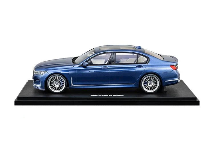 GT Spirit 2022 BMW Alpina Bi-Turbo B7 LCI (G12) Sedan 7 Series Blue Metallic 1:18 DEALER EDITION