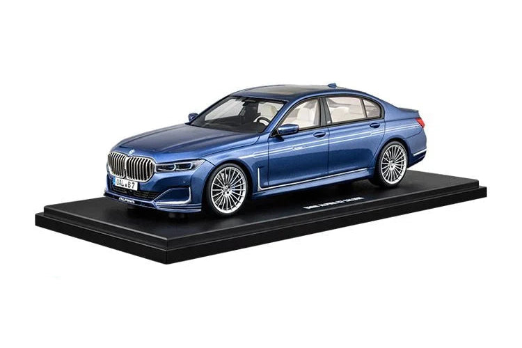 GT Spirit 2022 BMW Alpina Bi-Turbo B7 LCI (G12) Sedan 7 Series Blue Metallic 1:18 DEALER EDITION