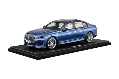 GT Spirit 2022 BMW Alpina Bi-Turbo B7 LCI (G12) Sedan 7 Series Blue Metallic 1:18 DEALER EDITION