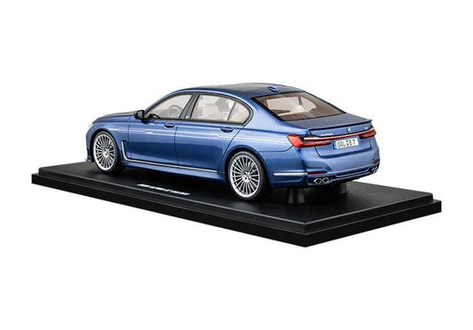 GT Spirit 2022 BMW Alpina Bi-Turbo B7 LCI (G12) Sedan 7 Series Blue Metallic 1:18 DEALER EDITION