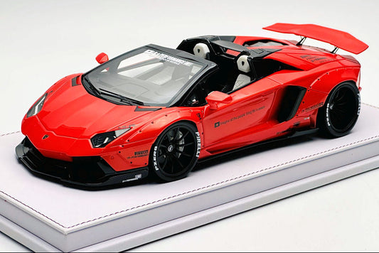 GL Model Lamborghini Aventador Roadster SVJ Pearl Orange 1:18 WITH DISPLAY