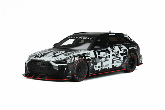GT Spirit 2020 Audi RS6 Avant C8 Jon Olsson's Leon Black & White Camo 1:18 Resin