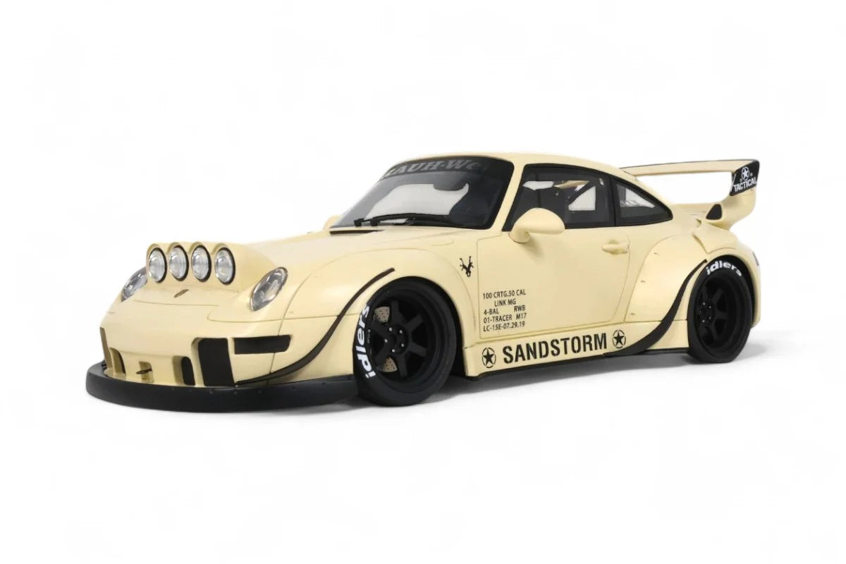 GT Spirit 2023 Porsche 993 RWB "Sandstorm" Beige 1:18