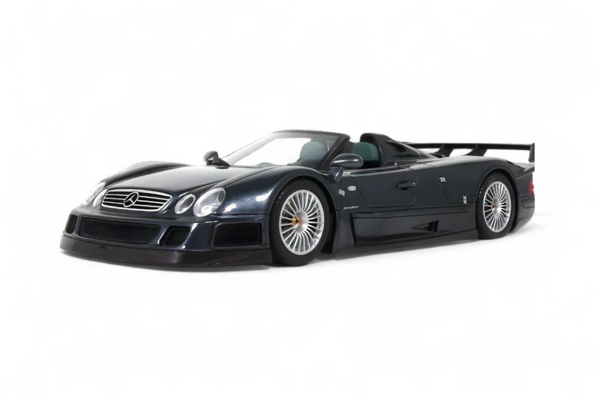 GT Spirit 1999 Mercedes Benz CLK GTR Roadster Dark Grey 1:18