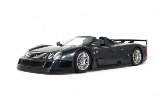 GT Spirit 1999 Mercedes Benz CLK GTR Roadster Dark Grey 1:18