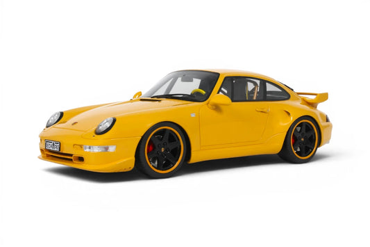 GT Spirit 1995 Porsche 911 993 CT3 TechArt Speed Yellow 1:18