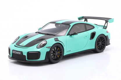 GT Spirit Porsche 911 991.2 GT2 RS w/ Weissach Pkg Mint Green 1:18 Porsche Museum