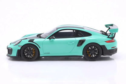 GT Spirit Porsche 911 991.2 GT2 RS w/ Weissach Pkg Mint Green 1:18 Porsche Museum