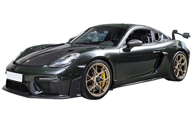 Modèle Réduit Porsche Cayman GT4 RS 1:18 - Édition Exclusive ASIA - Pack Weissach - Blanc/Indigo