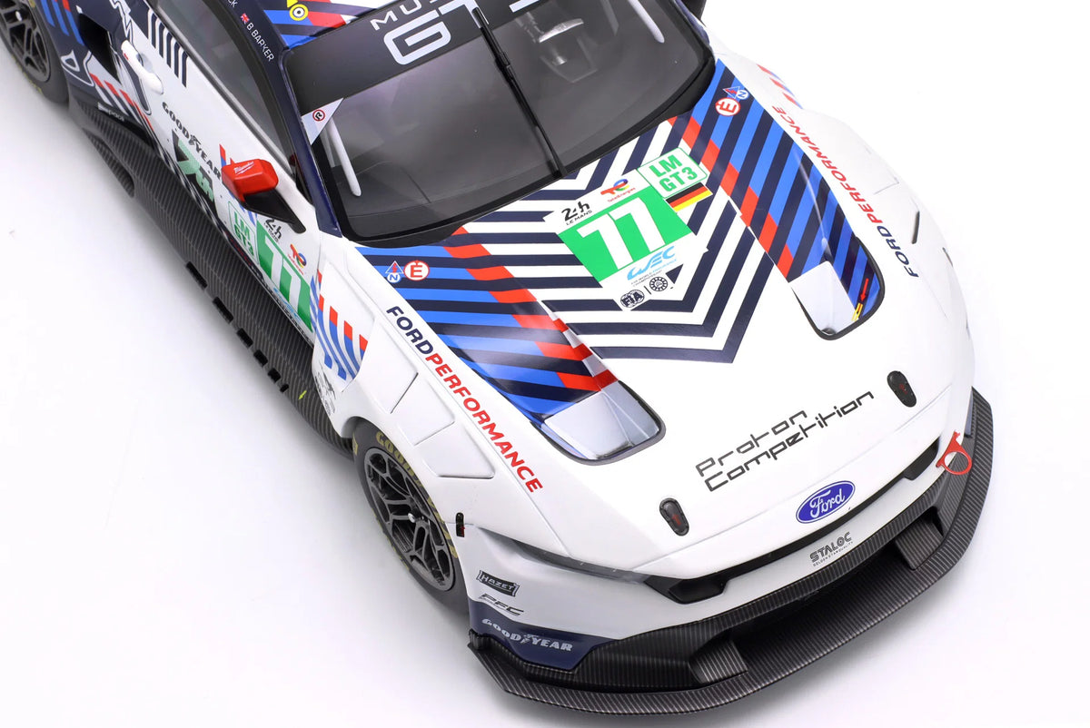 Ixo Ford Mustang GT3 Coyote #77 Team Proton Competition 24hr Le Mans 2025 1:18