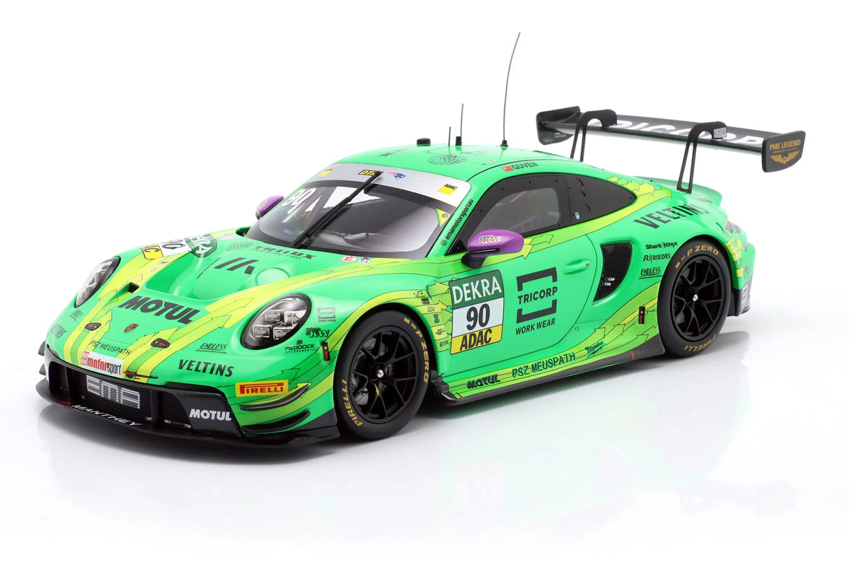 Ixo Porsche 911 992 GT3-R Manthey "Greeno" #90 DTM Champion 2025 1:18