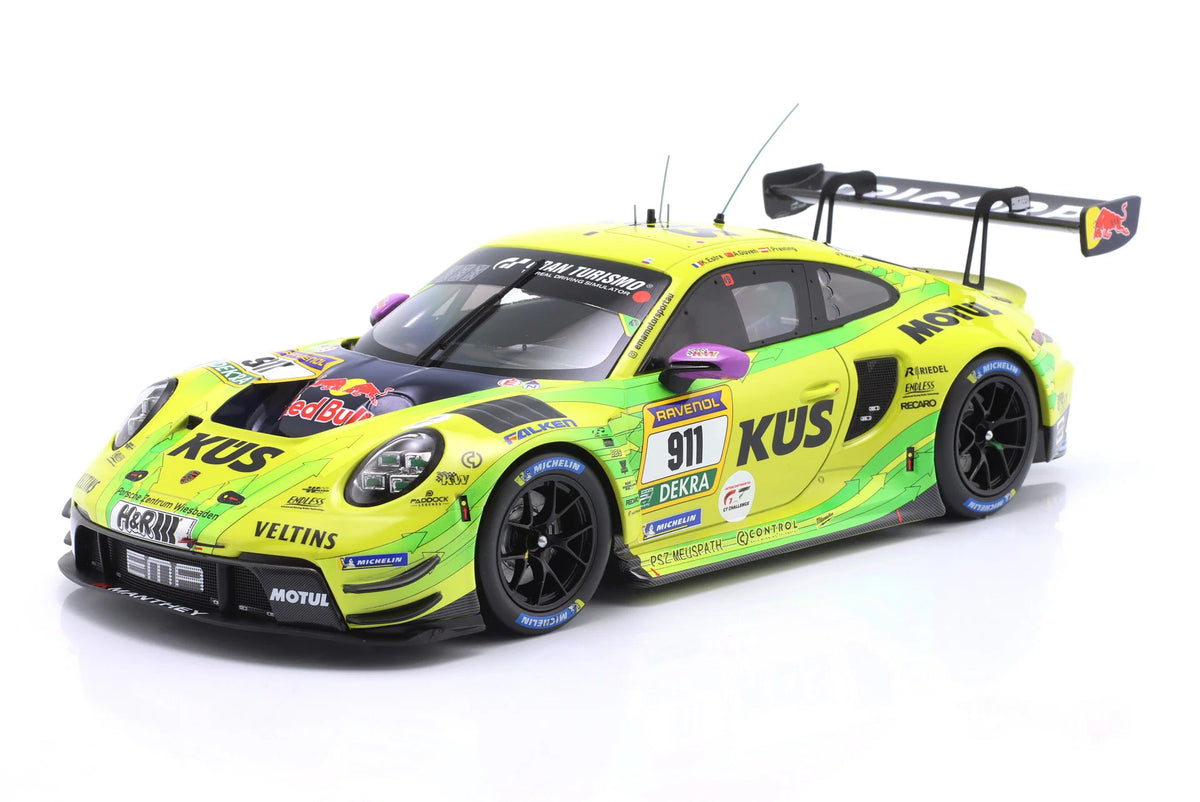 Ixo Porsche 911 992 GT3-R Manthey "Grello" #911 2nd 2025 Nurburgring 24hr 1:18