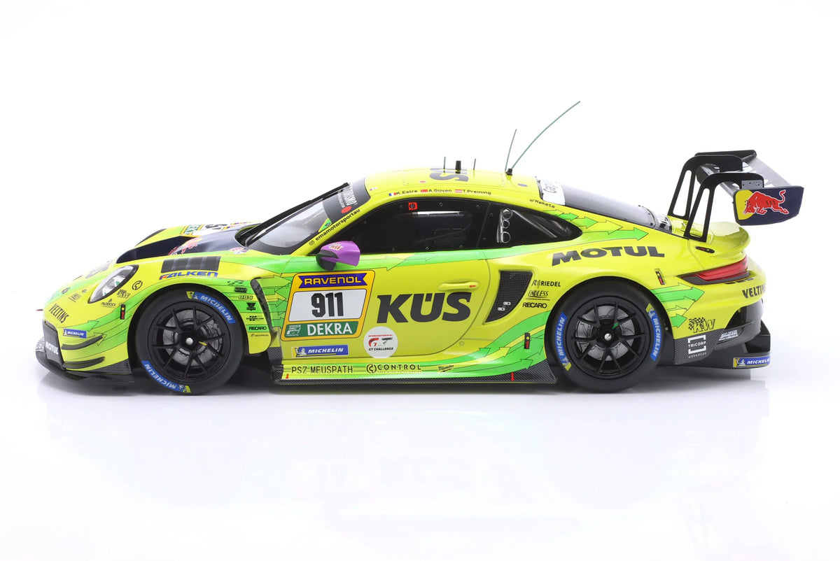 Ixo Porsche 911 992 GT3-R Manthey "Grello" #911 2nd 2025 Nurburgring 24hr 1:18